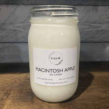 Load image into Gallery viewer, MACINTOSH APPLE Large Jar Soy Candle
