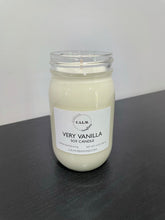 Load image into Gallery viewer, VERY VANILLA Large Jar Soy Candle