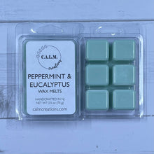 Load image into Gallery viewer, PEPPERMINT & EUCALYPTUS Wax Melts