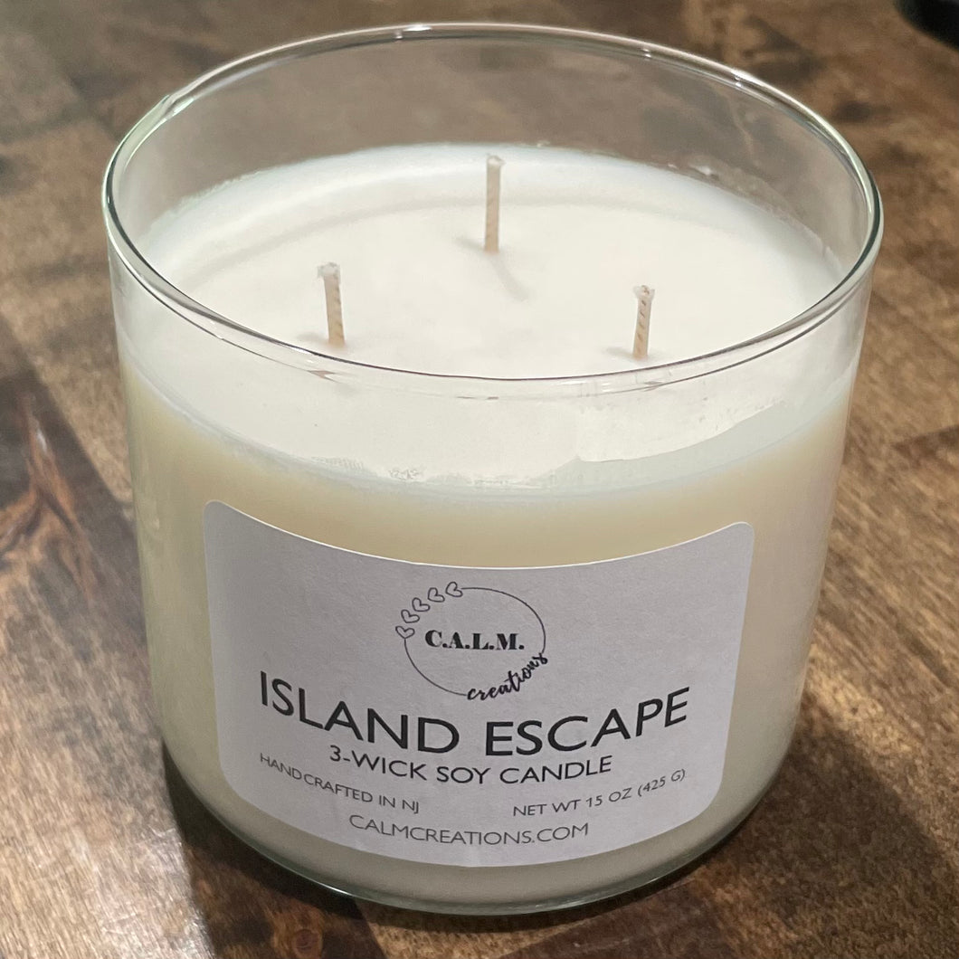 ISLAND ESCAPE 3-Wick Soy Candle
