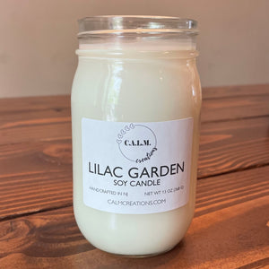 LILAC GARDEN Large Jar Soy Candle