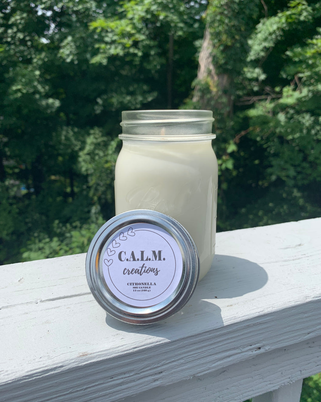CITRONELLA Large Jar Soy Candle