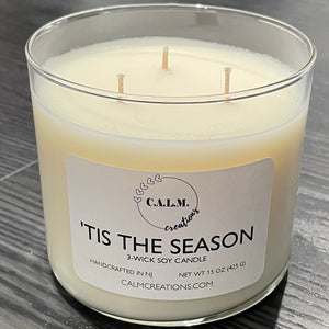 'TIS THE SEASON 3-Wick Soy Candle