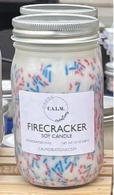 FIRECRACKER Large Jar Soy Candle