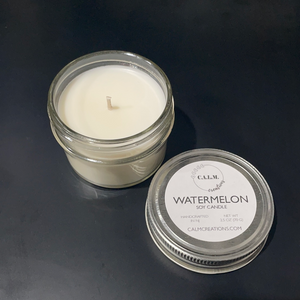 WATERMELON Small Jar Soy Candle
