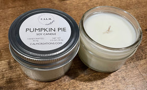 PUMPKIN PIE Small Jar Soy Candle