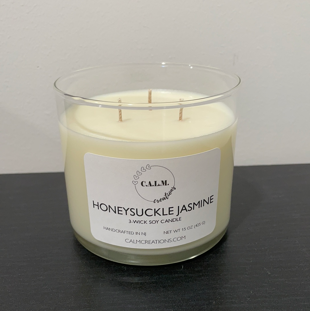 Honeysuckle & Jasmine Votive Candle Soy Wax