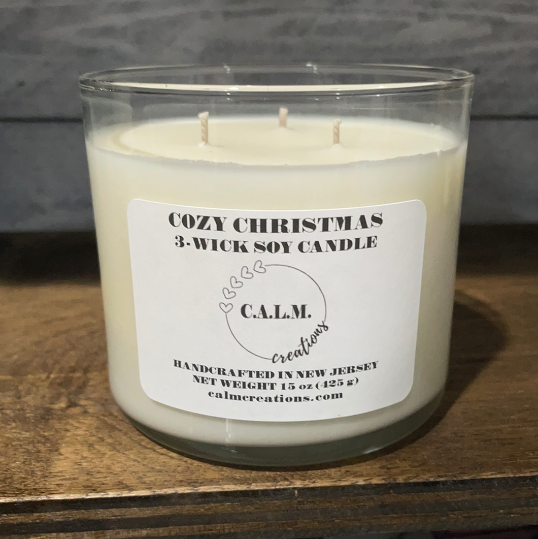 COZY CHRISTMAS 3-Wick Soy Candle