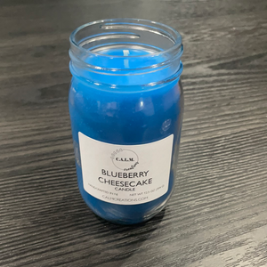 BLUEBERRY CHEESECAKE Large Jar Candle