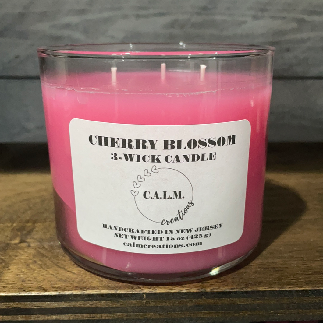 CHERRY BLOSSOM 3-Wick Candle