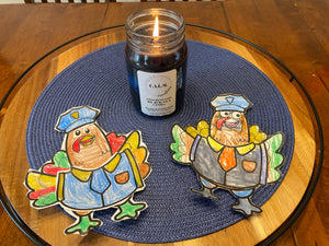 THIN BLUE LINE Large Jar Candle