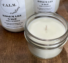 Load image into Gallery viewer, ROSEMARY SAGE Small Jar Soy Candle
