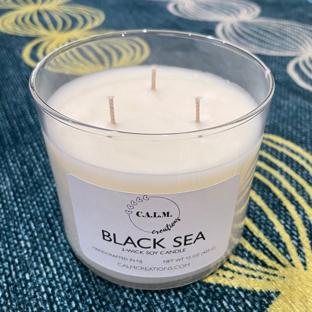 BLACK SEA 3-Wick Soy Candle